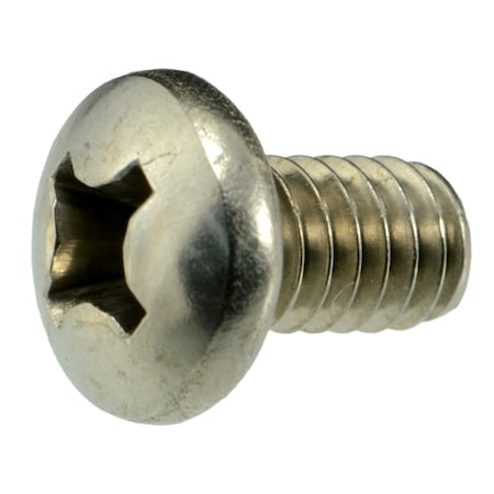 Midwest Fastener #12-24 x 3/8 in Phillips Pan Machine Screw, Plain 18-8 Stainless Steel, 20 PK 34541